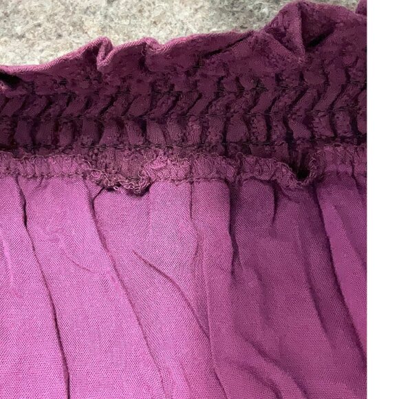 ✨  MISS ME ✨ 100% Viscose Burgundy Casual Dress - Picture 5 of 5